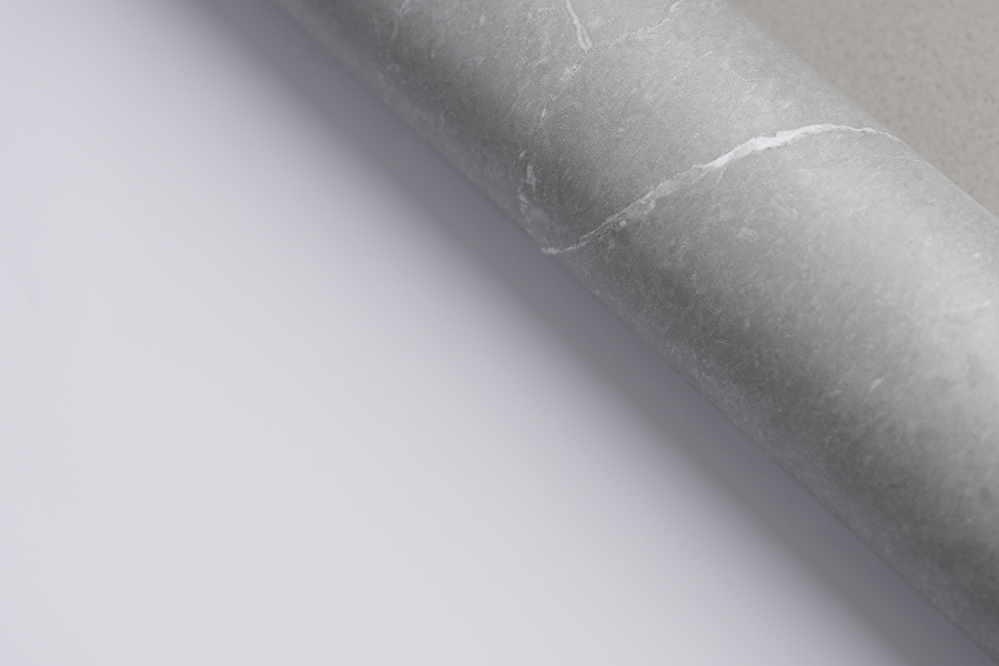 재즈 흰색 대리석 PVC 인쇄 장식 필름